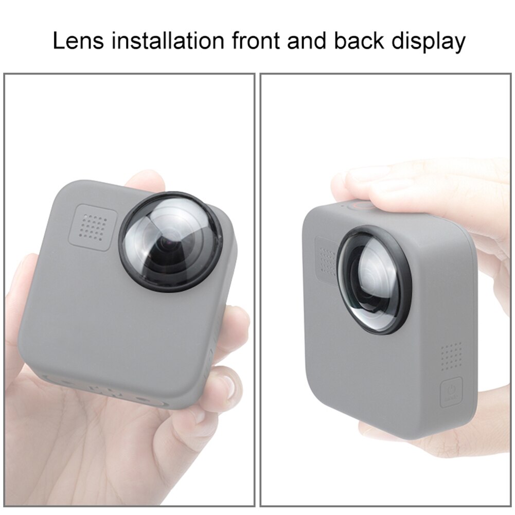 Tapa protectora para lente de cámara, funda antiarañazos para GoPro Max, accesorios para cámara de acción, 2 uds.