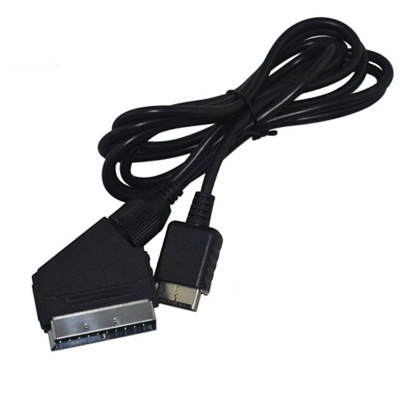 RGB Scart Cable Replacement Connection Cable For Sony Playstation PS1 PS2