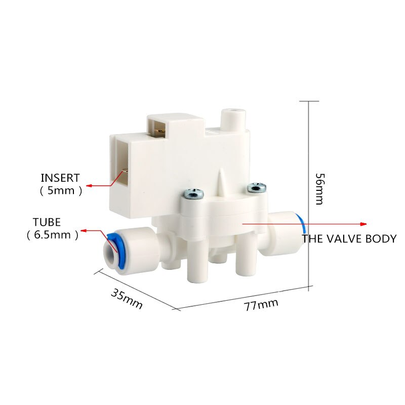 RO Water Purifier Parts High Pressure Valve Switch 1/4 "OD Hose Quick Connection Reverse Osmosis System CNKB-HPS-2 Accessories