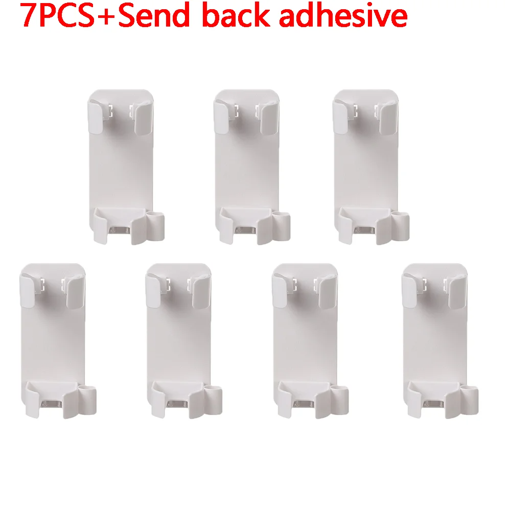 Home Non Perforated Hair Dryer Rack Bathroom Straight Hair Comb Storage Rack Bathroom Wall Mounted Curling Iron Storage Rack: Navy Blue