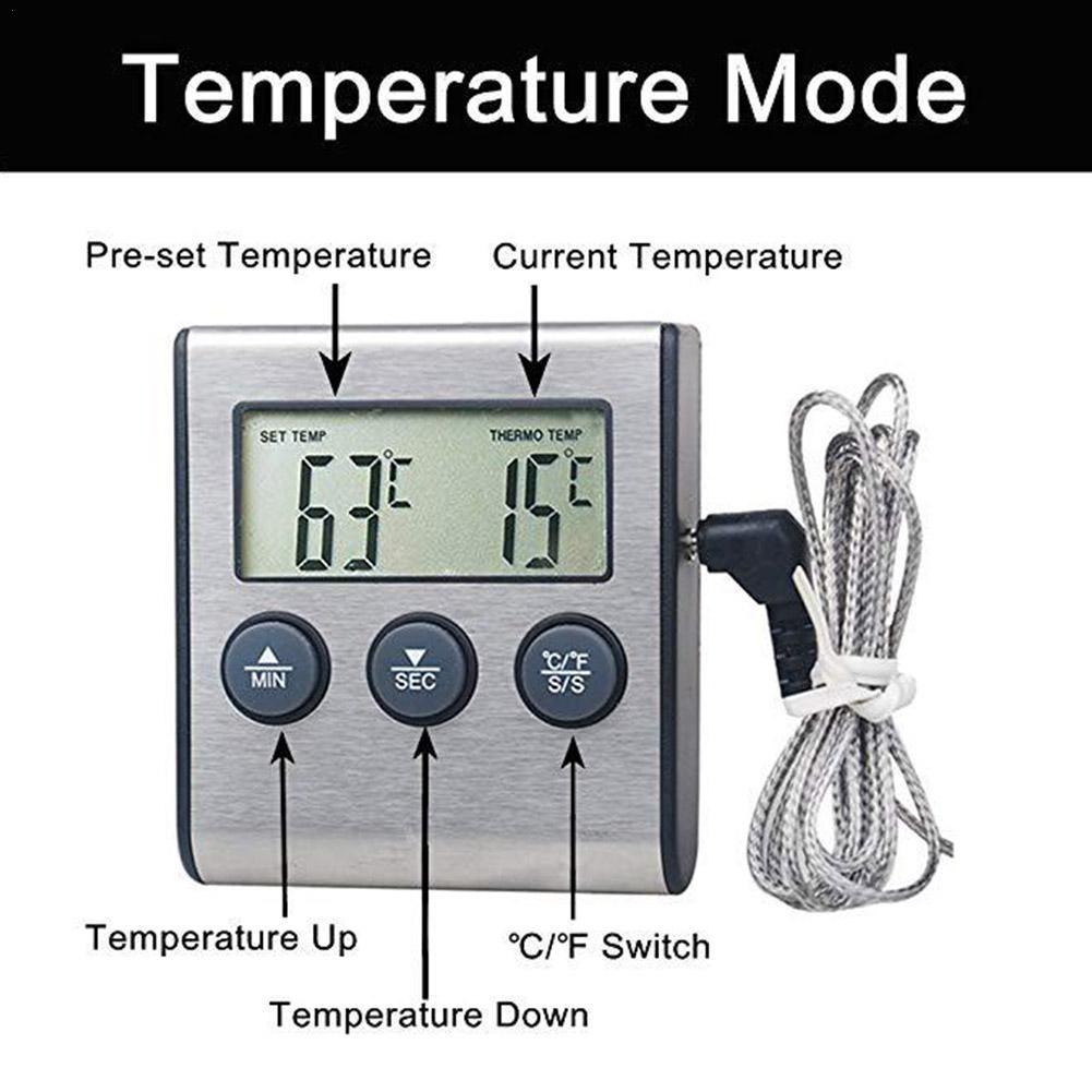 Elektronische Thermometer Food Bbq Digitale Display Thermo-Hygrometer Bbq Thermometer M7N0 TP700 X7A0
