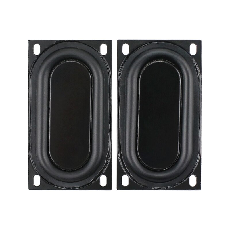 50*90mm Bass Radiator Vibration Subwoofer Square Vibration Film strengthen Full frequency rubber diaphragm 2pcs
