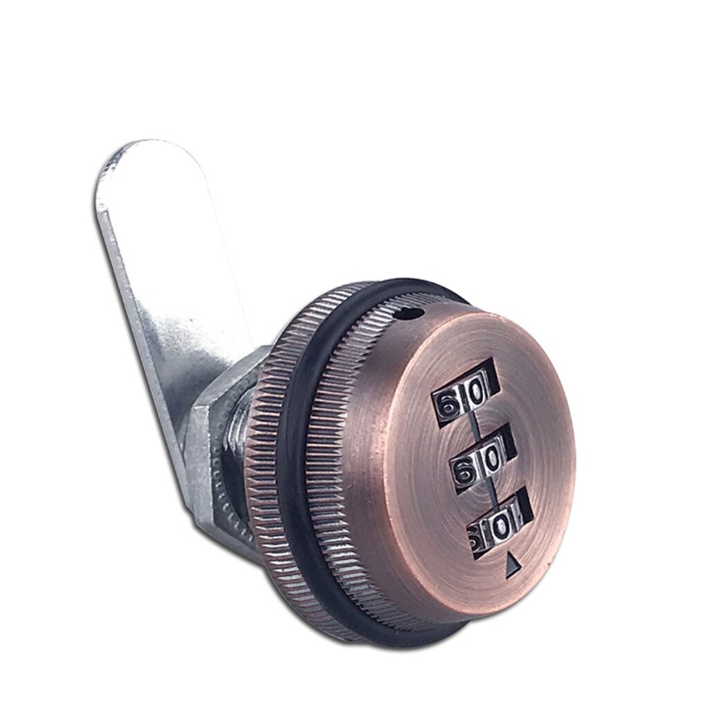 Drawer Combination Lock Combination Cam Cabinet Lock File Cabinet Cabinet Storage Cabinet Multi-Specification Cam household Lock: 30mm / Red