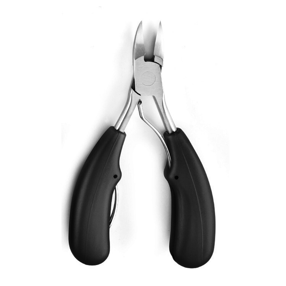 Toe Nail Clipper Cutter Nippers Heavy Duty Thick Nails Tool Cut Nail Stainless Toe Trimmer: Black