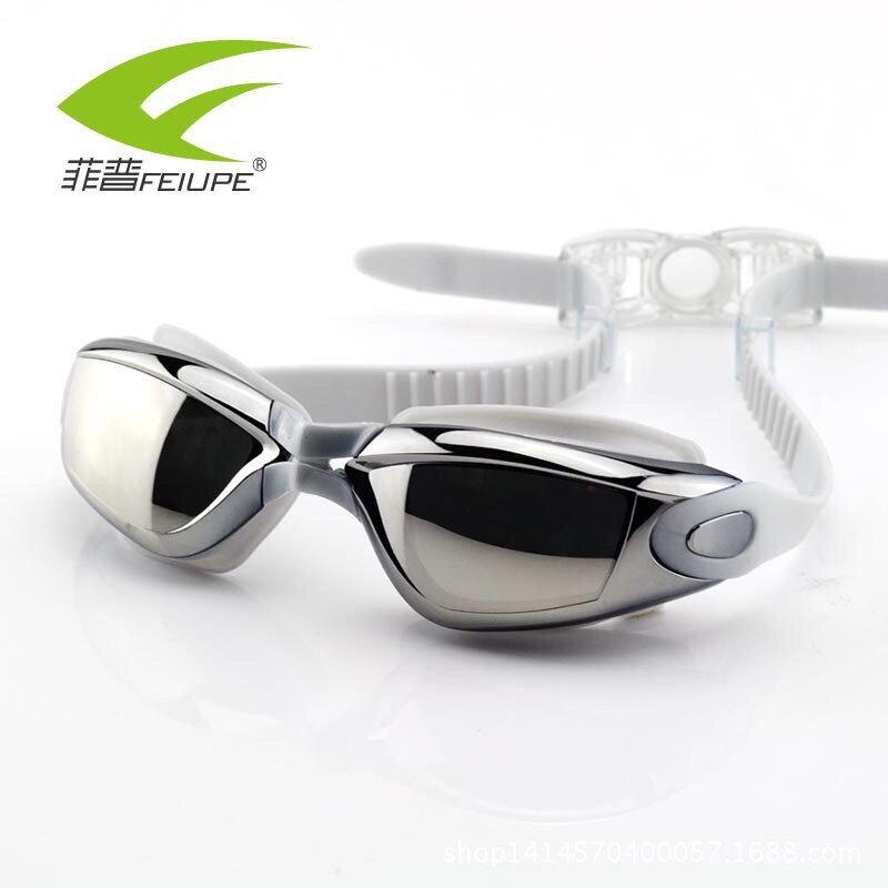 Lunettes de natation pour hommes et femmes, Anti-buée, Protection UV, Gel de silice, étanche, pour plongée, M619AMR