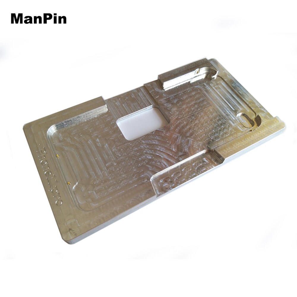 Molde de Metal para alineación de pantalla LCD para iPhone 11Pro Max 11 XS XR Cable flexible No doblado OCA almohadilla de goma laminada para reparación de teléfono móvil