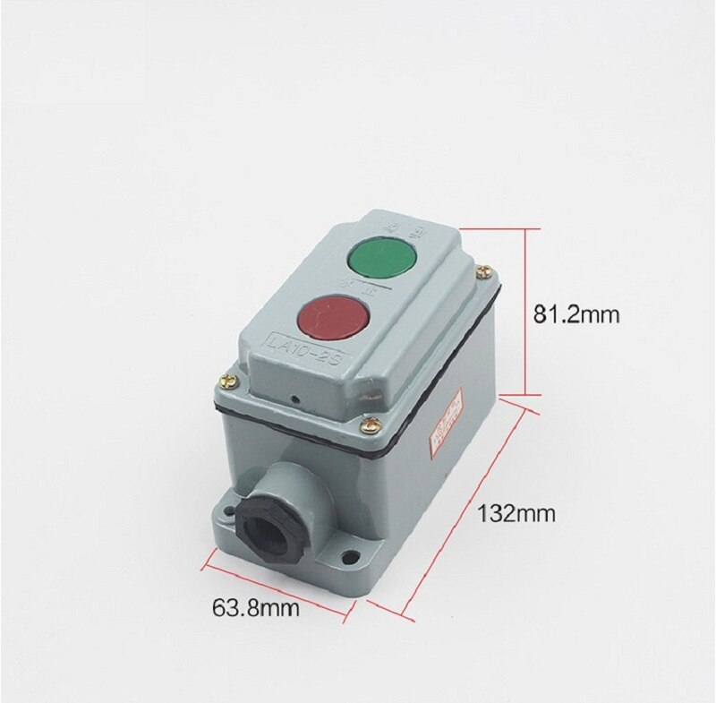 Bouton de commande de boîte de boutons | Étanche et anti-poussière, en aluminium, bouton de commande de coque