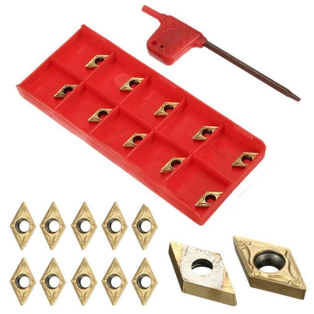 Maifix DCGT 10 adet üreticileri CNC torna tezgahı karbür blade insert katı ekler