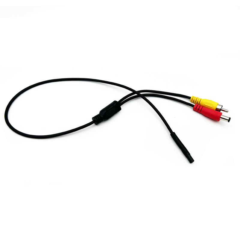 Auto RCA CVBS Stecker auf 4-polige Buchse Konvertierungs kabel für Rückspiegel DVR Park Monitor verbinden Rückfahr kamera Rückfahr kamera