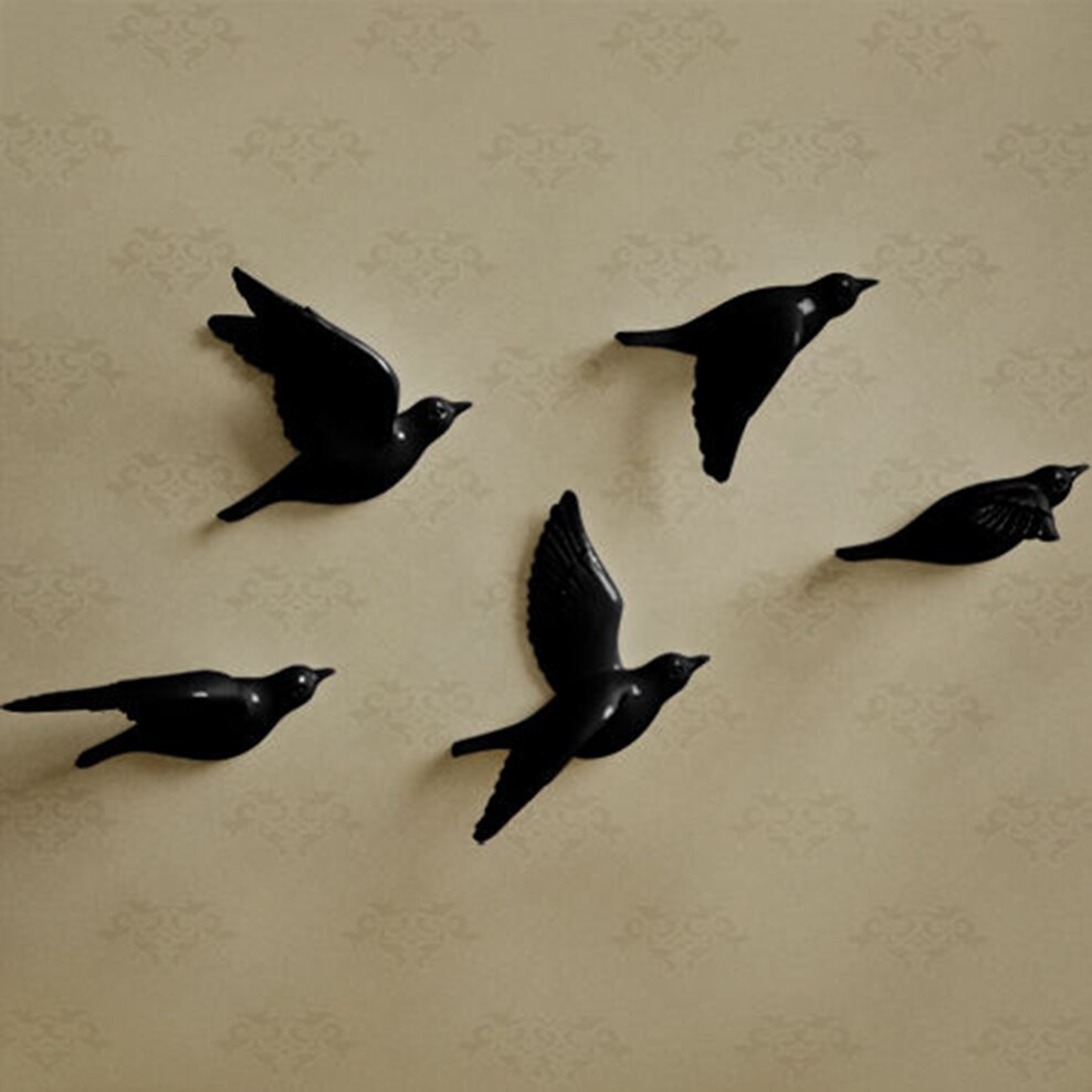 3D Bird Wall Decoration European Style Wall Hanging Wall Sticker Living Room Background Wall Home Decoration Accessories