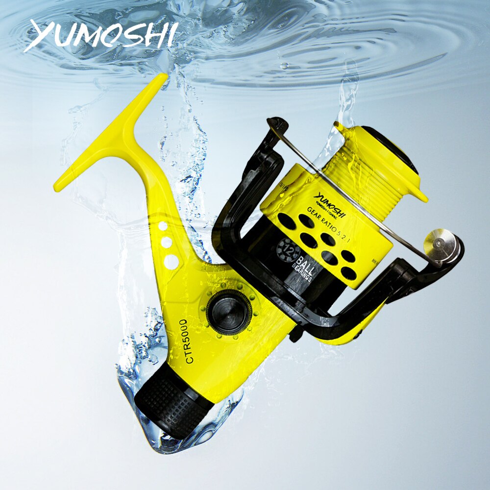 Barato carretel de pesca 12bb CTR2000-7000 5.5:1 metal completo dobrável roda pesca vismolen esquerda/mão direita pesca acessórios