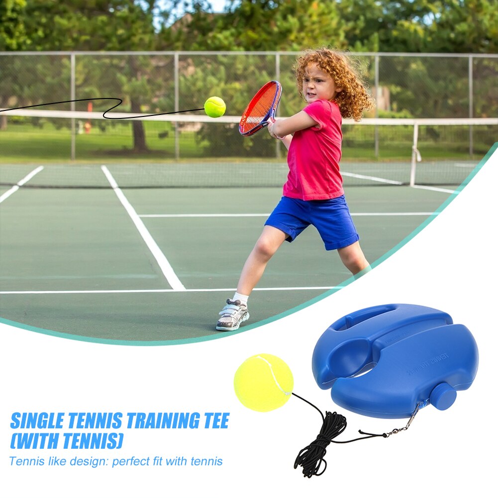 Tennis Praktijk Trainer Enkele Zelf-Studie Tennis Training Tool Oefening Rebound Bal Plint Sparring Apparaat Tennis Accessorie