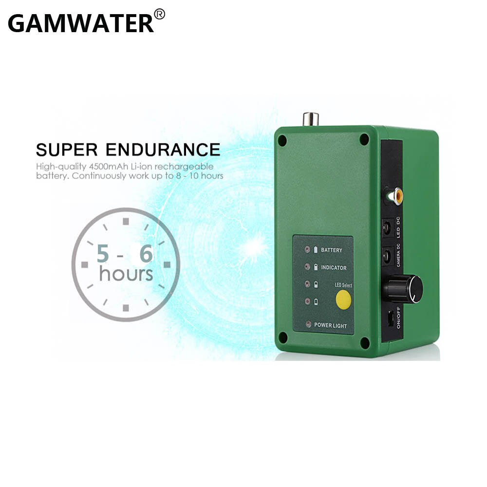 Fish Finder Underwater Fishing Camera Battery Box 4500Mah