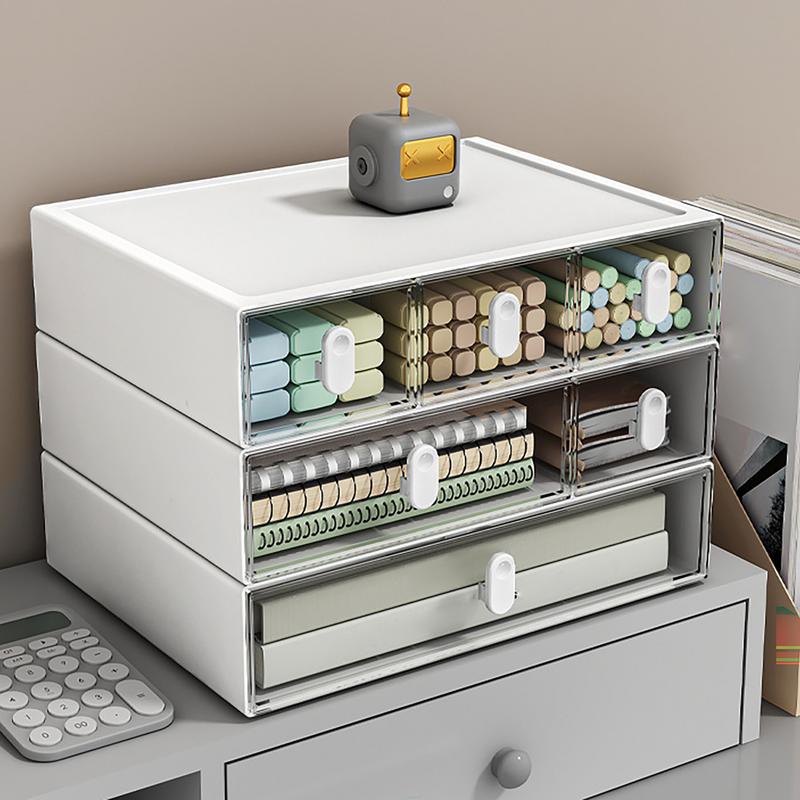 Tabletop Drawer Organizer Desktop Storage Drawers Stackable Desktop Storage Drawers Clear Desktop Storage Box For Workplace Home
