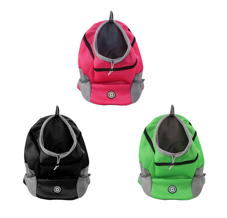 Tragbare Haustier Hund Katze Träger Tasche Doppelt Schulter Reise Rucksack draussen Vorderseite Taschen Oxford Gittergewebe Atmungsaktiv Hund Haustiere Zubehör