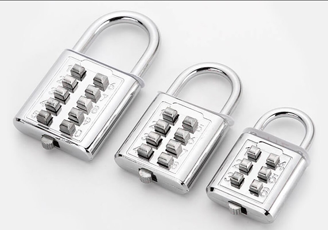Code Padlock Qatar Smart Password Combination Padlock 8 Digits Luggag... – Grandado