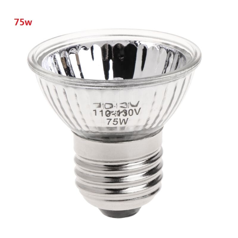 Reptile Bask Back Light 110V US Turtle Warming Lamp Full Spectrum UVA UVB Ultraviolet Bulb Low Consumption Pet Products 25/50/75: 75w