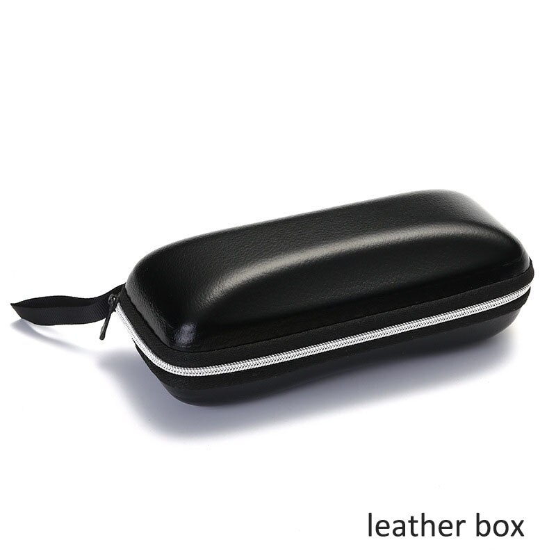 1Pcs Harde Rits Doos Draagbare Zonnebril Protector Travel Pack Bag Bril Case Black Eyewear Accessoires