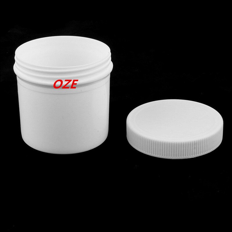 1 st kemikalieförvaring graderad labbflaska med bred mun vit 150ml kapacitet 6cm dia