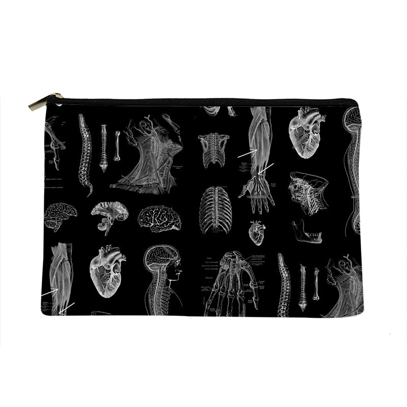 Vrouwen Te Veel Vogels Gedrukt Make Up Tas Mode Vrouwen Cosmetica Organisator Tas Voor Reizen Kleurrijke Opbergtas Voor Lady tas: HZ140