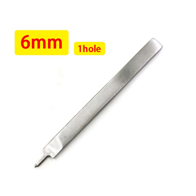 DIY Leather Craft Tools 3/4/5/6mm Spacing Punch Tool For Leather Hole Punches Tool Lacing Stitching Sewing: 6mm-1hole