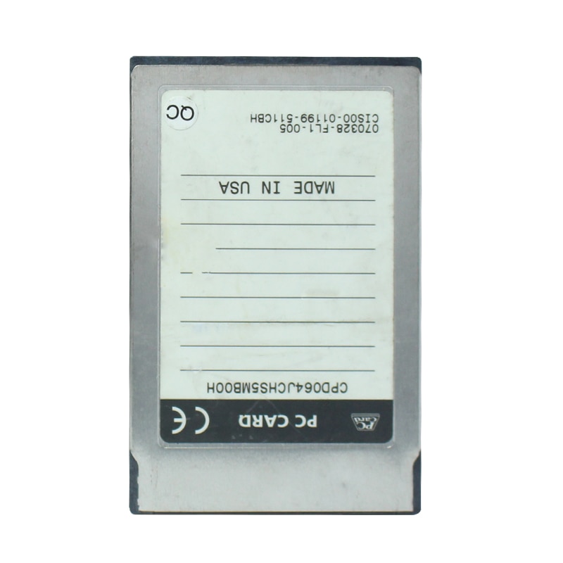 Original! PC Card 16M 24M 64M 2G Industrial Equipment Memory Card ATA Card PCMCIA FLASH Card PC Card Memory 68Pin