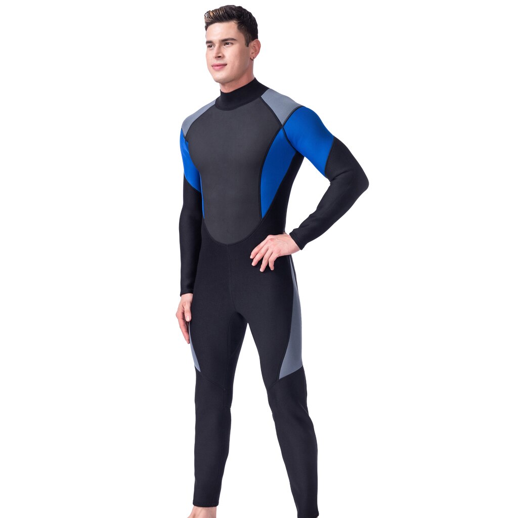 3Mm Volledige Wetsuit Duiken Surfen Snorkelen Pakken Mannen Badmode-Ademend & Uv Bescherming-Size Keuze