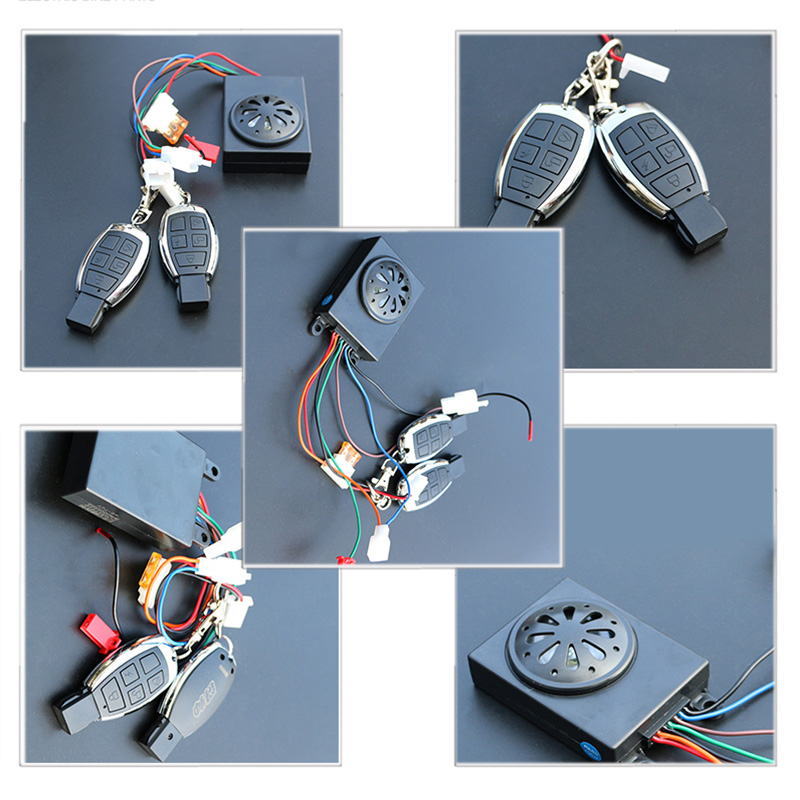 Intelligent Electric Bicycle Alarm 36V 48V 60V 72V Electric Bike Conversion Kit Bike Lock for Electric Motorcycles Adult e bike