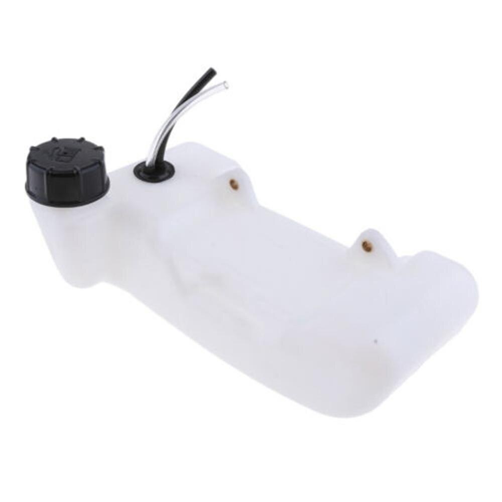 Electric Bicycle Fuel Tank White Plastic Gas Fuel Tank For Scooter For Gokart Mini Bike 43Cc 47Cc 49Cc