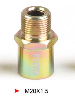 M18 * 1,5 M20 * 1,5 M22 * 1,5 3/4-16 UNF adaptador conectores de montaje para placa tipo sándwich de filtro de enfriador de aceite: Gris oscuro
