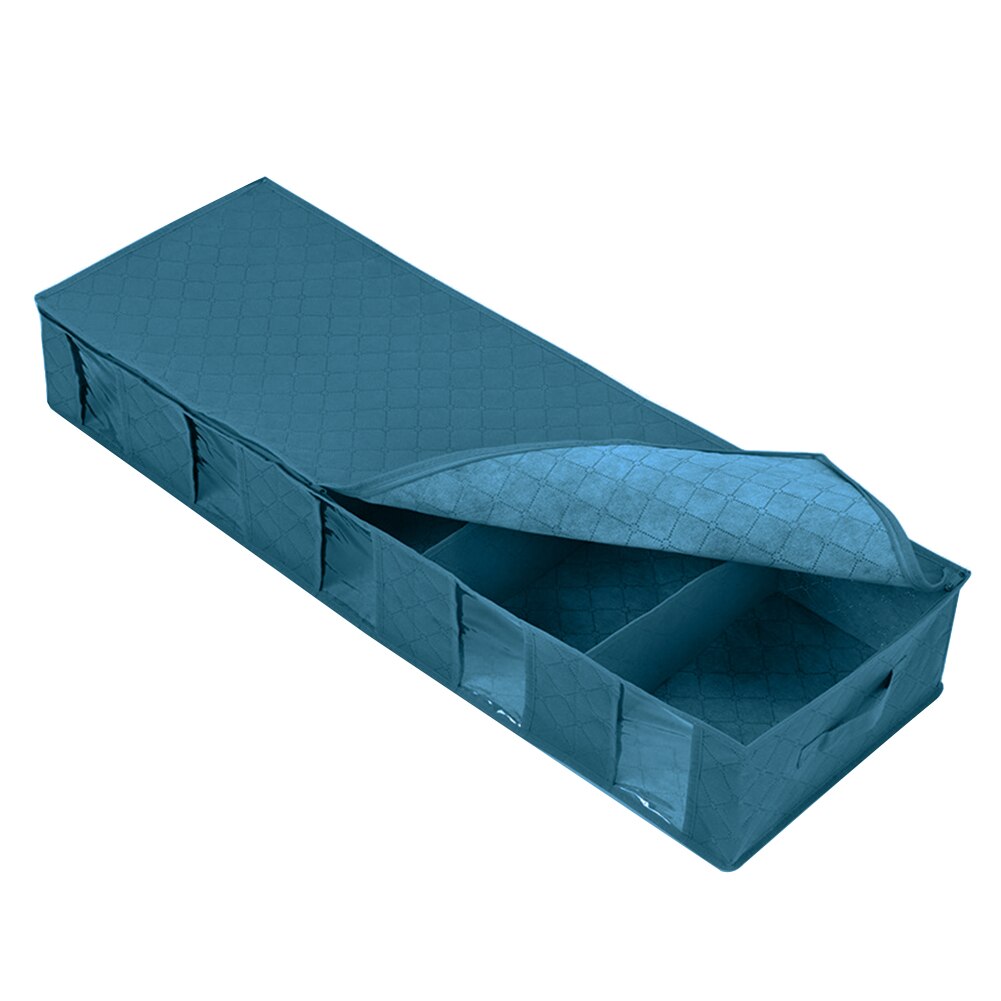 Foldning af opbevaringsposer med stor kapacitet tøjtæppe under sengebeholderen