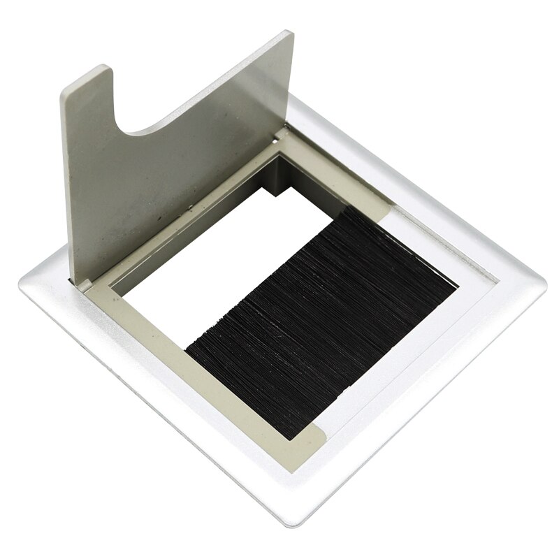 Draad Gat Wire Cover Kabel Tule Kantoor Tafel Gat Cover Outlet Poort Met Zwarte Borstel Kabel Organizer