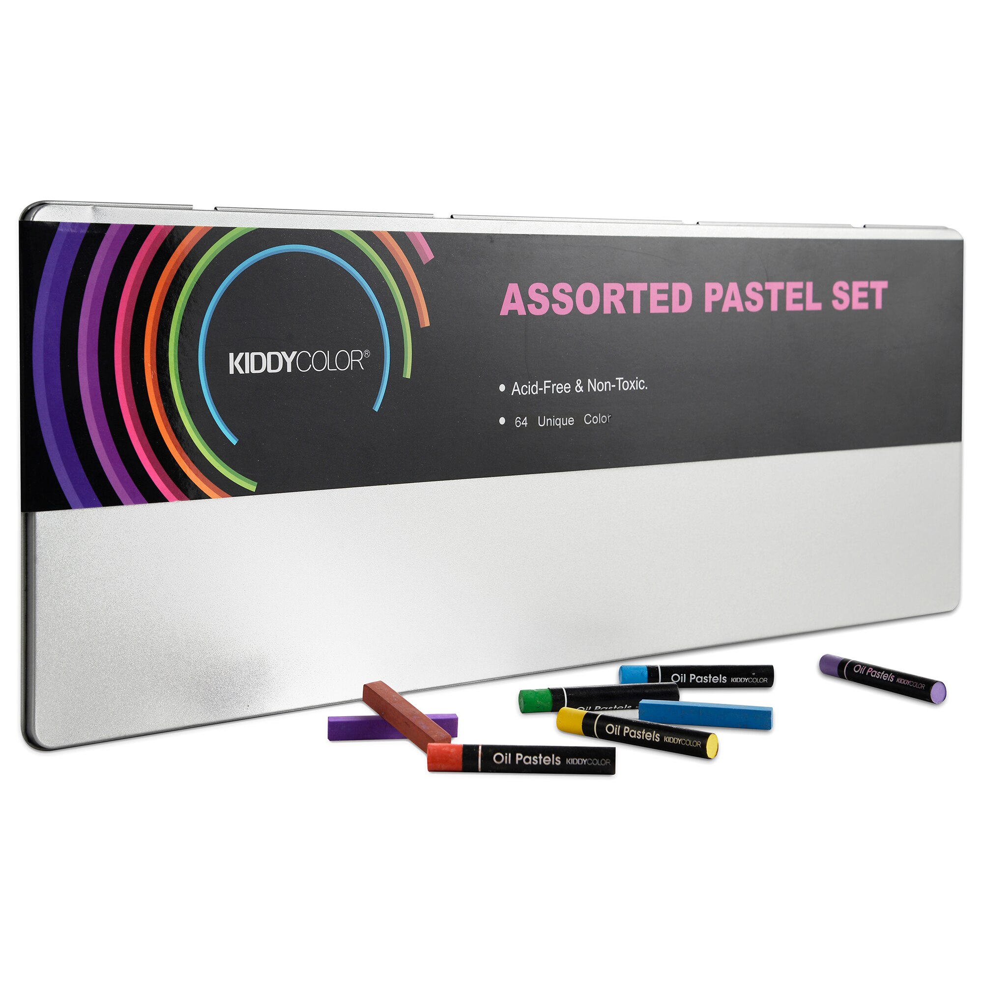 CONDA Crayon Chalk 64pcs/set Oil Pastel Painting Pencil Children Kids Drawing Tool Supplies 32 Colors