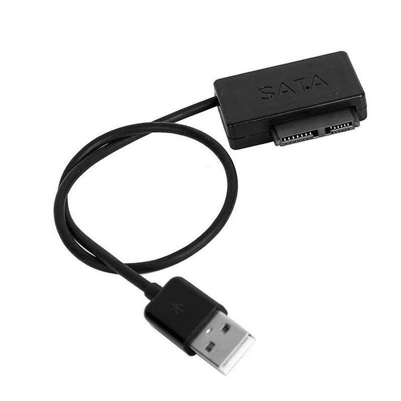 schlank SATA zu USB 2,0 Adapter kabel für Computer DVD Adapter seriell ATA 7 + 15 22Stift männlichen zu schlanke 7 + 6 13Stift weibliche Adapter