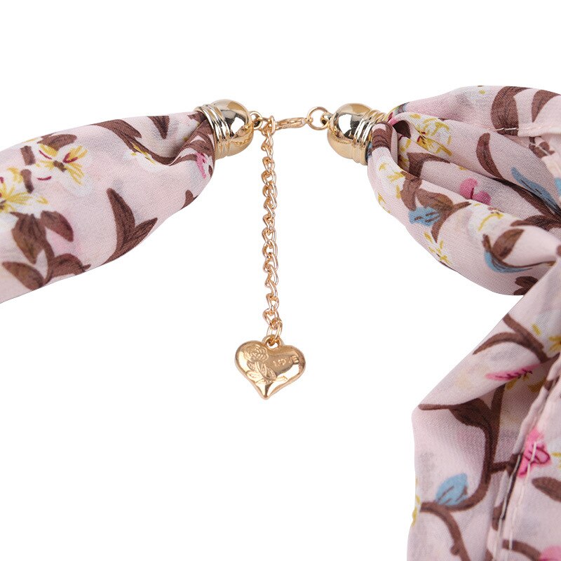 NEUE Anhänger Halsketten Chiffon Schmuck Schal Frau/Damen Jahrgang Lange Quaste Halsband Schal Boho Foulard Weibliche