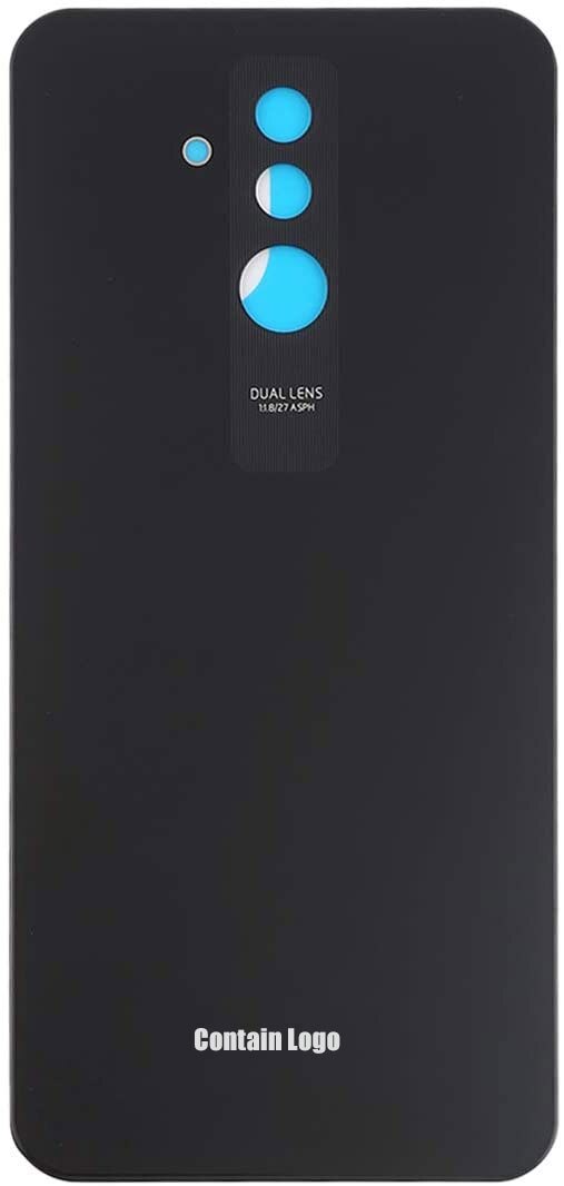 Dla Huawei kumpel 20 Lite tylna pokrywa baterii obudowa ze szkła obudowa z obiektywem aparatu Huawei kumpel 20 Lite obudowa ze szkła tylnego: czarny nie obiektyw