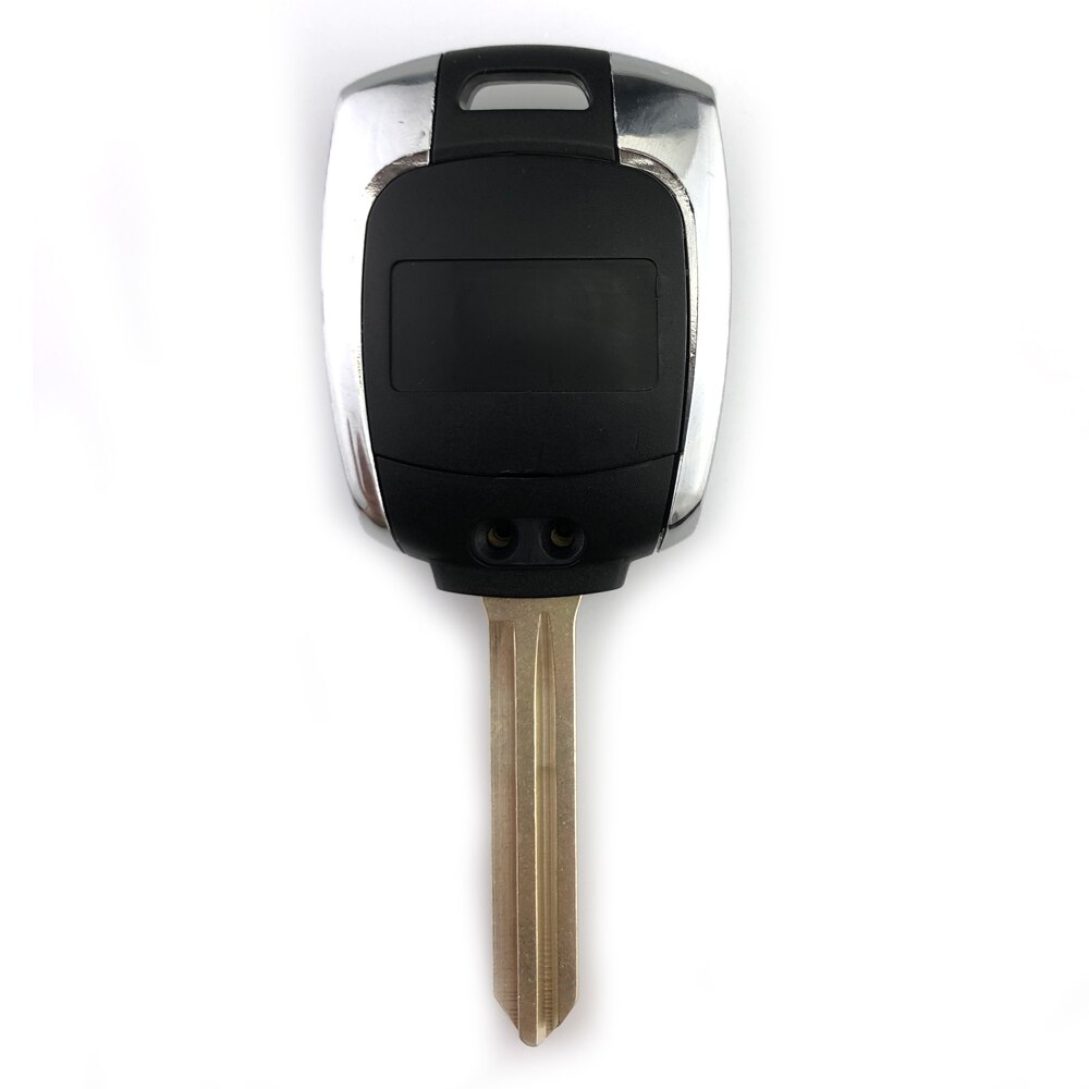 Carcasa de llave de coche para SsangYong Korando Kyron Actyon Rexton Control inteligente cubierta remota de 2 botones funda Fob hoja en blanco de repuesto