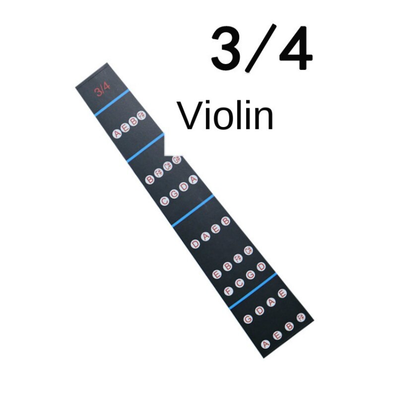 1 Pcs Violin Fingerboard Sticker Notes Label Fingering Diagram Practice Finger Guide Beginner Violin Accessories Accessories