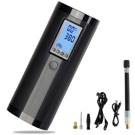 WEST RADFAHREN Fahrrad Pumpe Smart Fahrrad Elektrische Pumpe Schrader Presta Bike Inflator Wiederaufladbare für Telefon Road MTB Motorrad Pumpe: Default Title