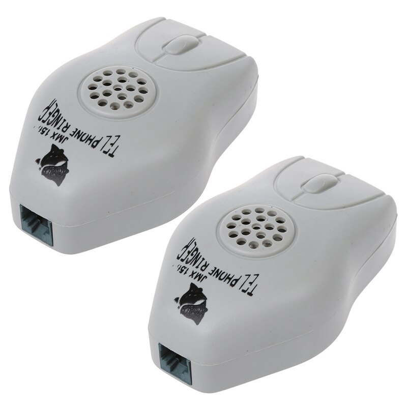 2x grey loud telephone ring amplifier ringer: Default Title