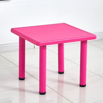 Kleuterschool Plastic Tafels En Stoelen Speelgoed Spelletjes Tafel Schilderijen Tafel: rosered table