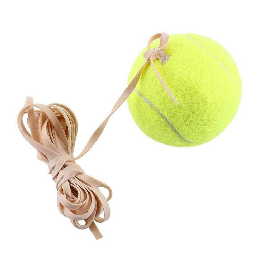 Tennis Trainer Tennis Ball Practice Single Self-Study Tool Training Rebound with Single Elasctic Training Beginner Rope Ten E3G2