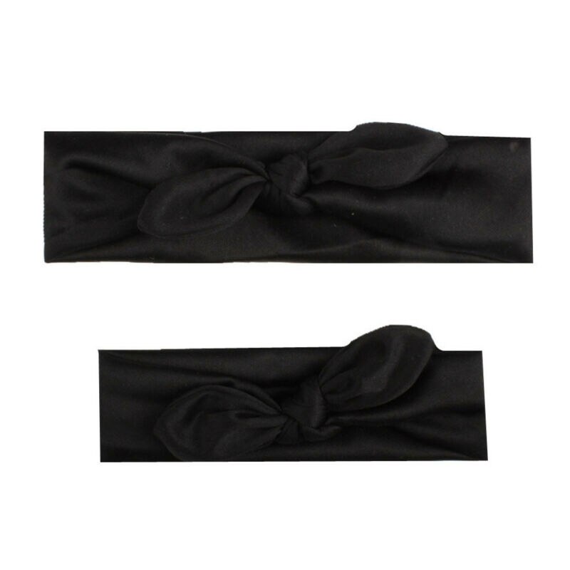 2PCS Mama & Baby Headband Headwear Toddler Girls Mommy and Me Elastic Bow Knotted Turban Hair Band Princess Bow hair accessories