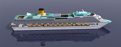 1:1200 Social wissenschaft student manuelle klasse Pacific Costa cruise schiff modell papier modell