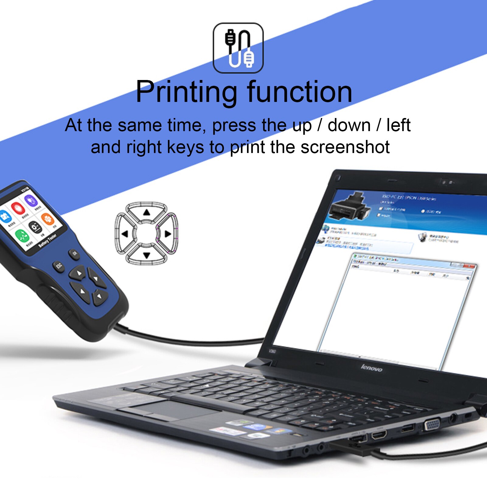 12V Universal Car Battery Tester Analyzer Detector Diagnostic Tool