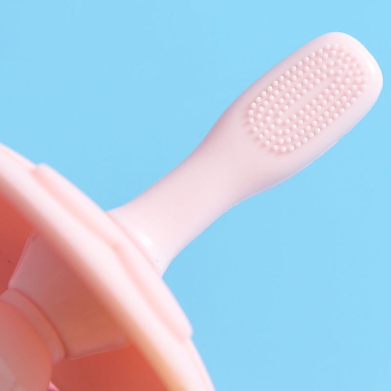 Børn blød silikone træning tandbørste baby børn tandpleje tandbørste værktøj baby kid tandbørste babyartikler