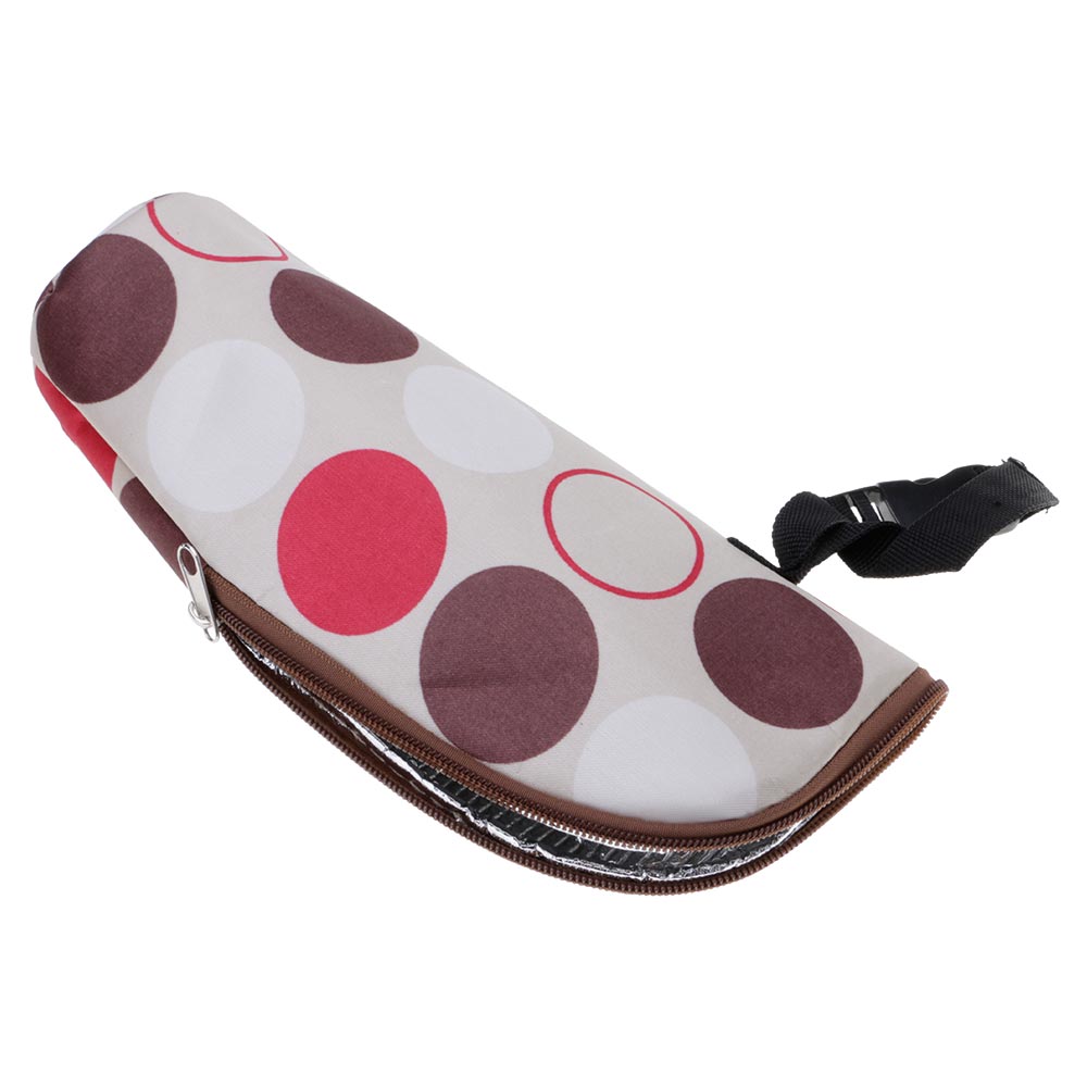 Baby Bottle Thermal Bag Durable Milk Insulation Tote Portable For Outdoor, Picnic, Camp Can Be Hung Infant Stroller Brown Heart: MSYD