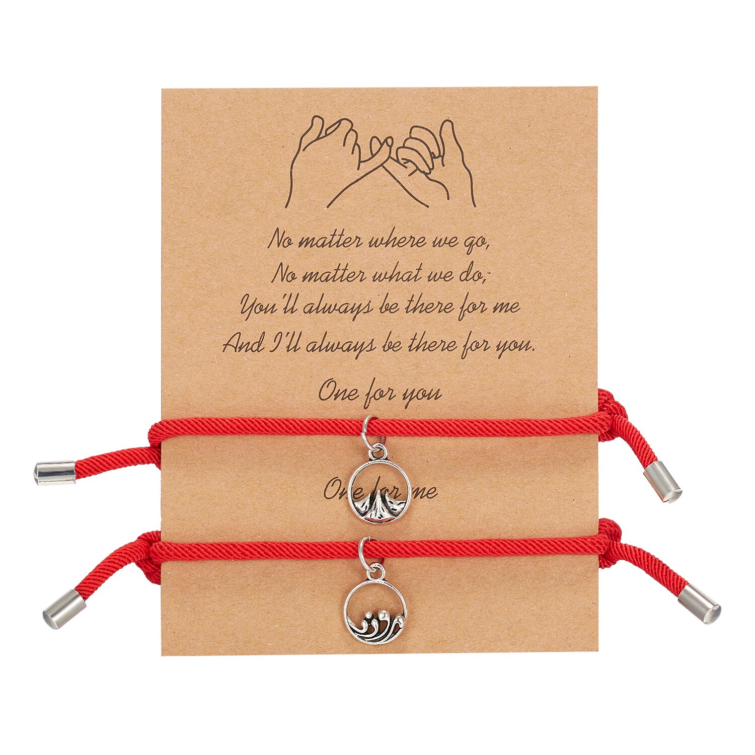 Aantrekkelijke Handgemaakte Armband Vrouwen Mannen Paar Charm Vrouwelijke Mannelijke Magneet Bal Gekoppeld Vriendschap Sieraden: 2