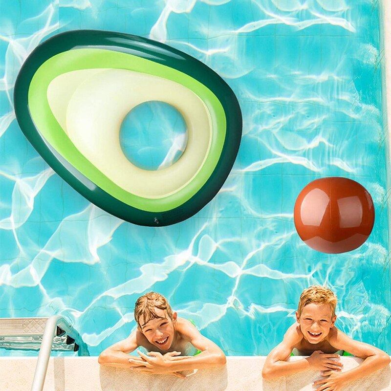 Gonflable D'avocat Piscine Flotteur Bouée avec Boule D'eau Amusant Grande Exploser Fête De Plage D'été Jouets Radeau pour Enfants Adultes