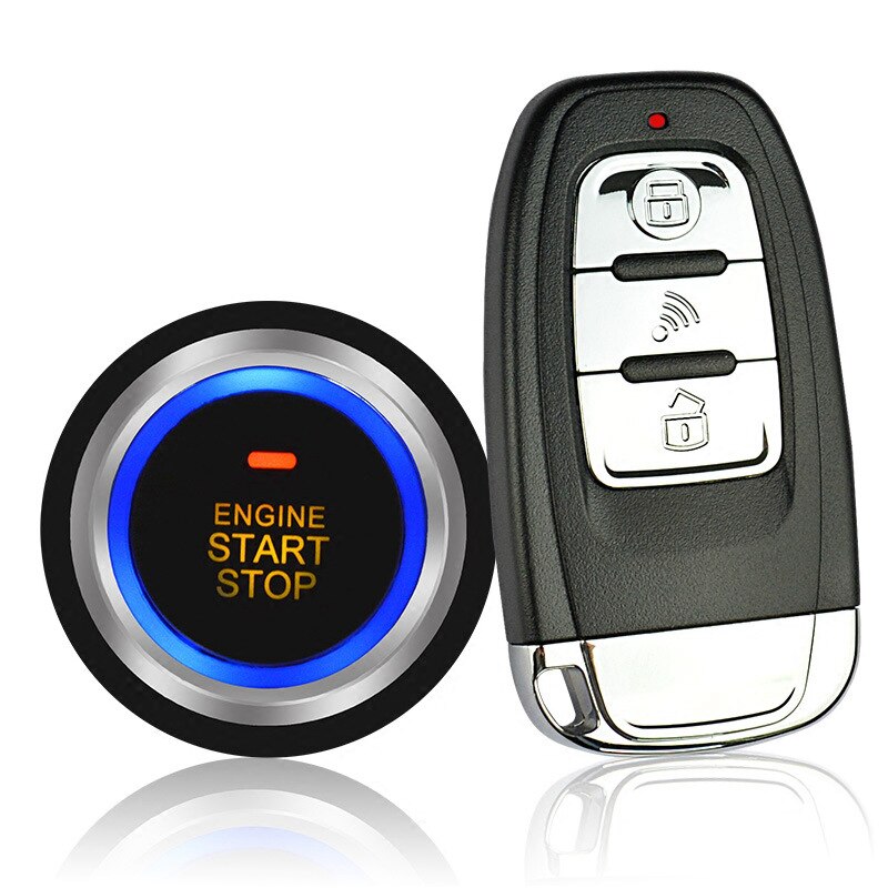 Système de démarrage et arrêt du moteur à distance, démarrage automatique, démarrage automatique, verrouillage Central intelligent, bouton unique, système d&#39;entrée sans clé, alarme de voiture